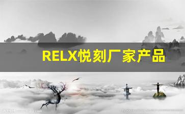 RELX悦刻厂家产品线分析：满足不同消费者需求