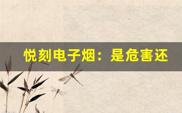 悦刻电子烟：是危害还是一种相对安全的替代品